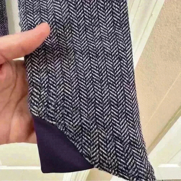 Ladies Columbia Purple & White Herringbone Fleece Lined Full Zip Jacket size Med - Picture 4 of 9